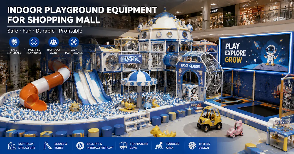 indoor playground equipment for shopping mall