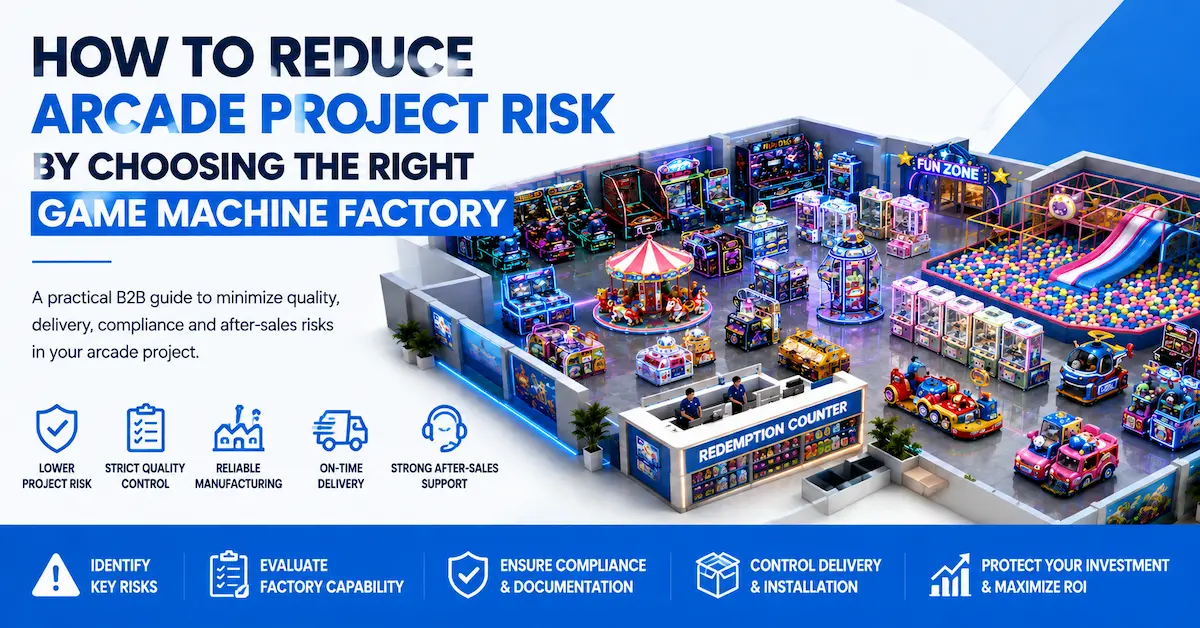 How to Reduce Arcade Project Risk by Choosing the Right Game Machine Factory