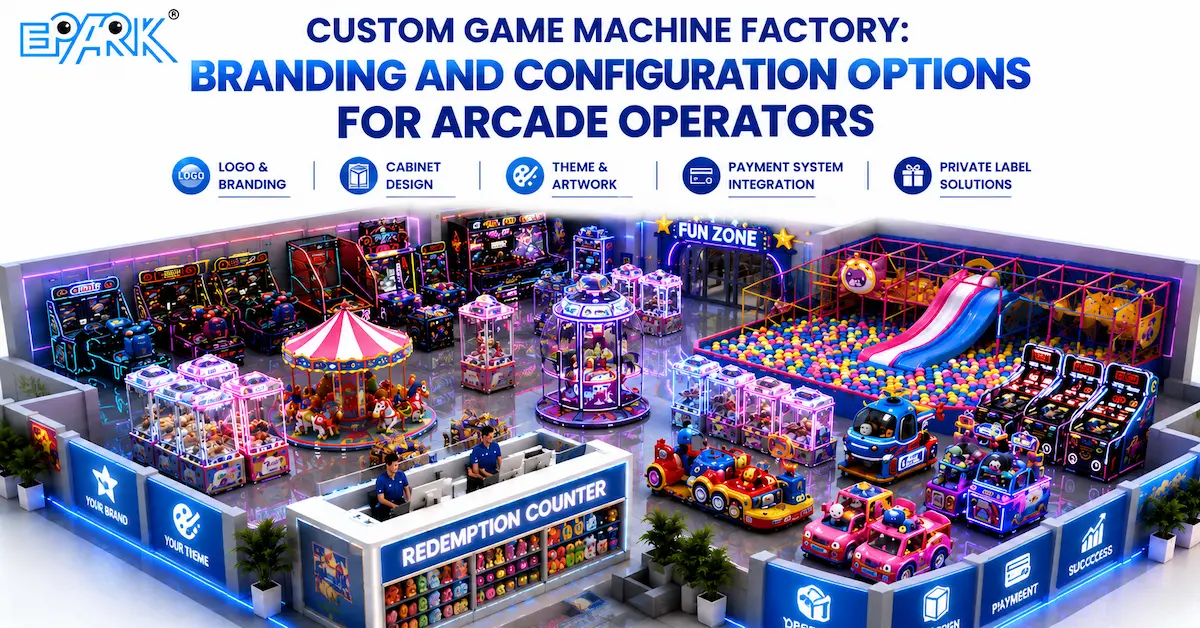 Custom Game Machine Factory: 아케이드 운영자를 위한 브랜딩 및 구성 옵션