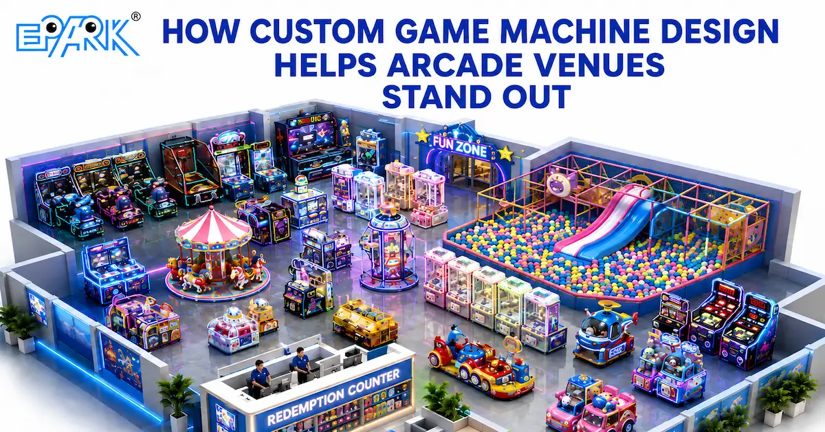 How Custom Game Machine Design Helps Arcade Venues Stand Out