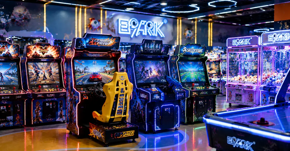 Custom arcade cabinet machine for gaming venues