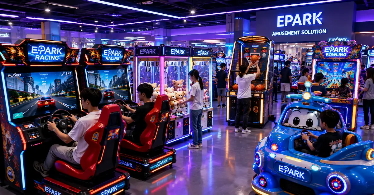 Game machine factory arcade showroom