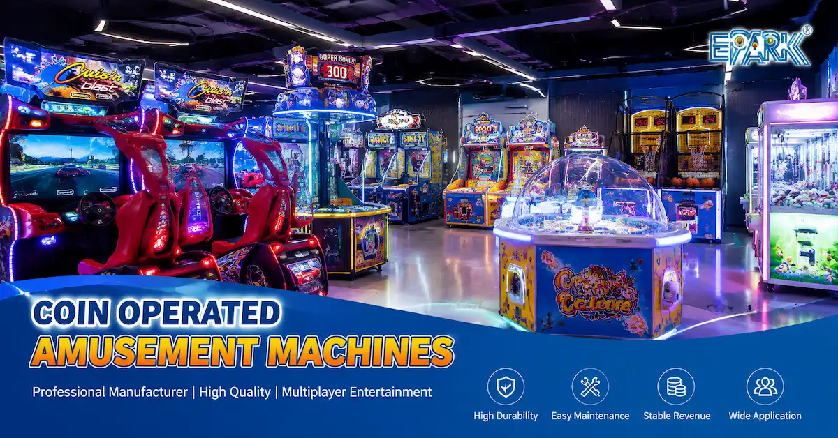 Commercial coin operated game machines