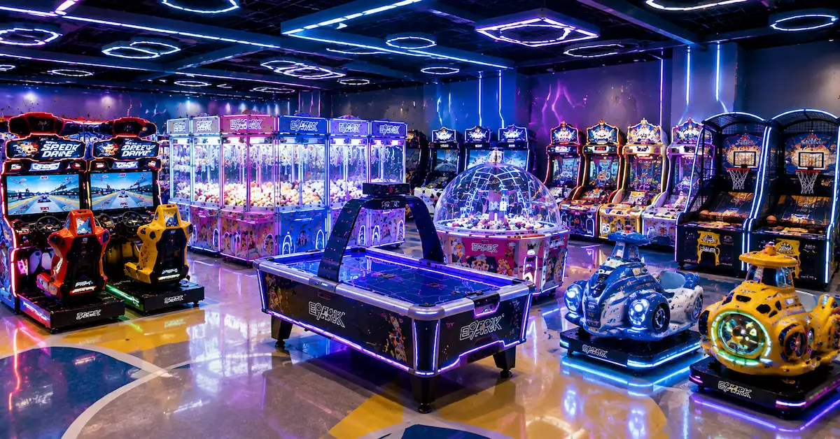 Indoor amusement equipment game center