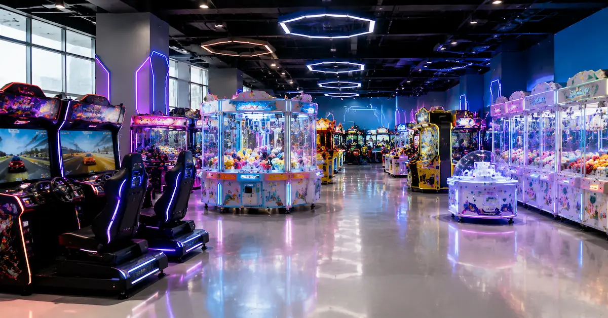 LBE entertainment equipment center scene