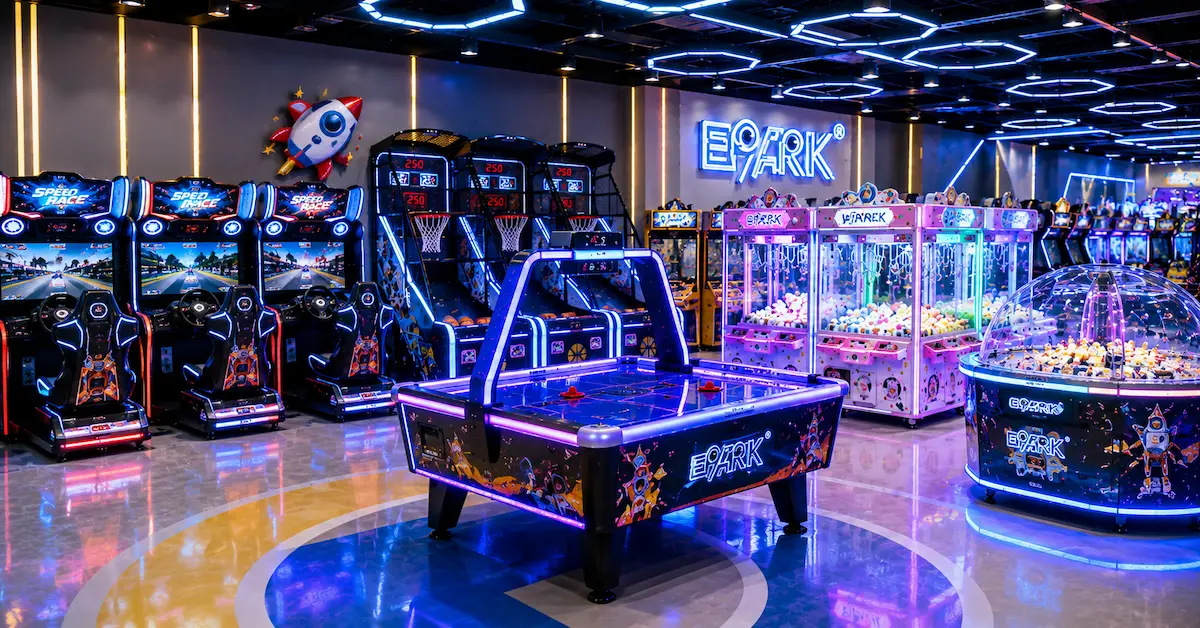 Factory direct arcade equipment scene