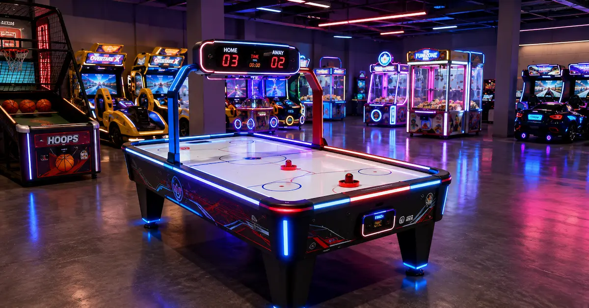 commercial air hockey machine supplier
