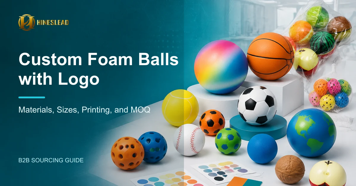 Custom Foam Balls with Logo: Materials, Sizes, Printing, and MOQ Custom Foam Balls with Logo: Materials, Sizes, Printing, and MOQ