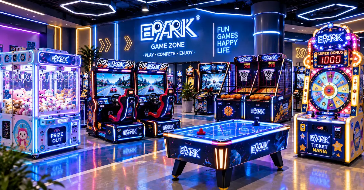 Arcade game equipment in commercial game center