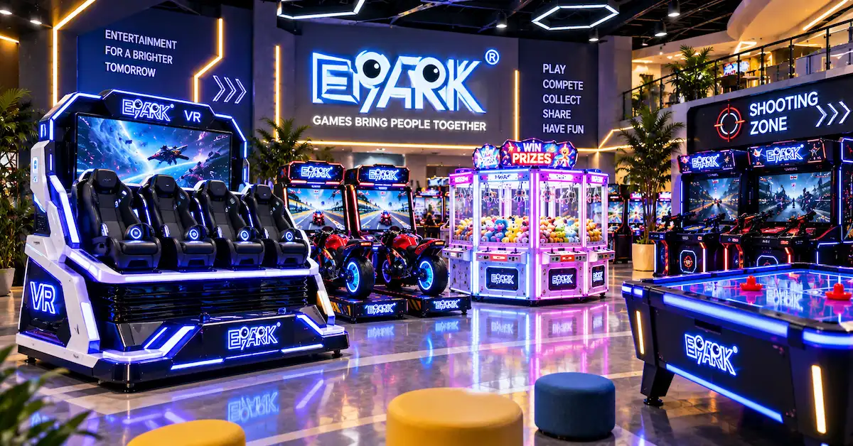 Arcade machines for family entertainment centers