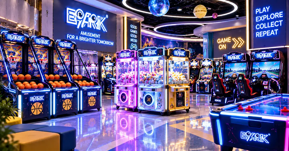 Coin operated arcade machines for game venues