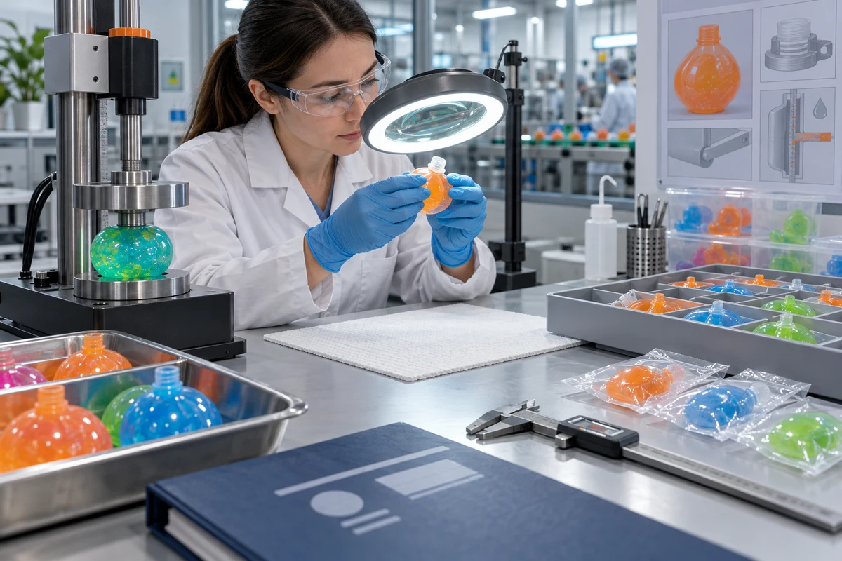 TPR squeeze toy safety review showing seam closure leakage inspection packaging pressure and compliance document traceability