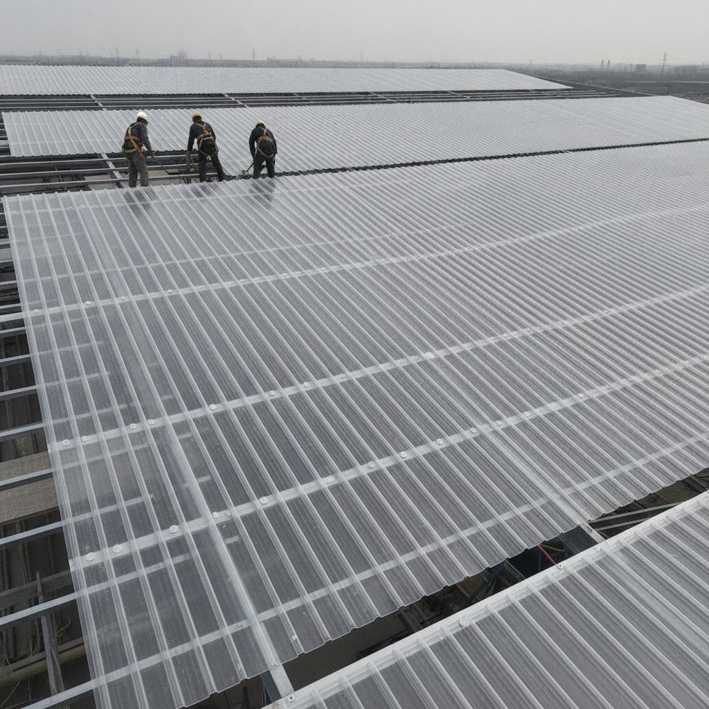synthetic resin roof panels
