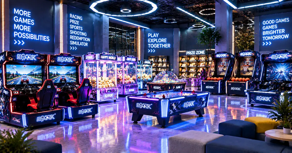 Commercial arcade equipment for distributors