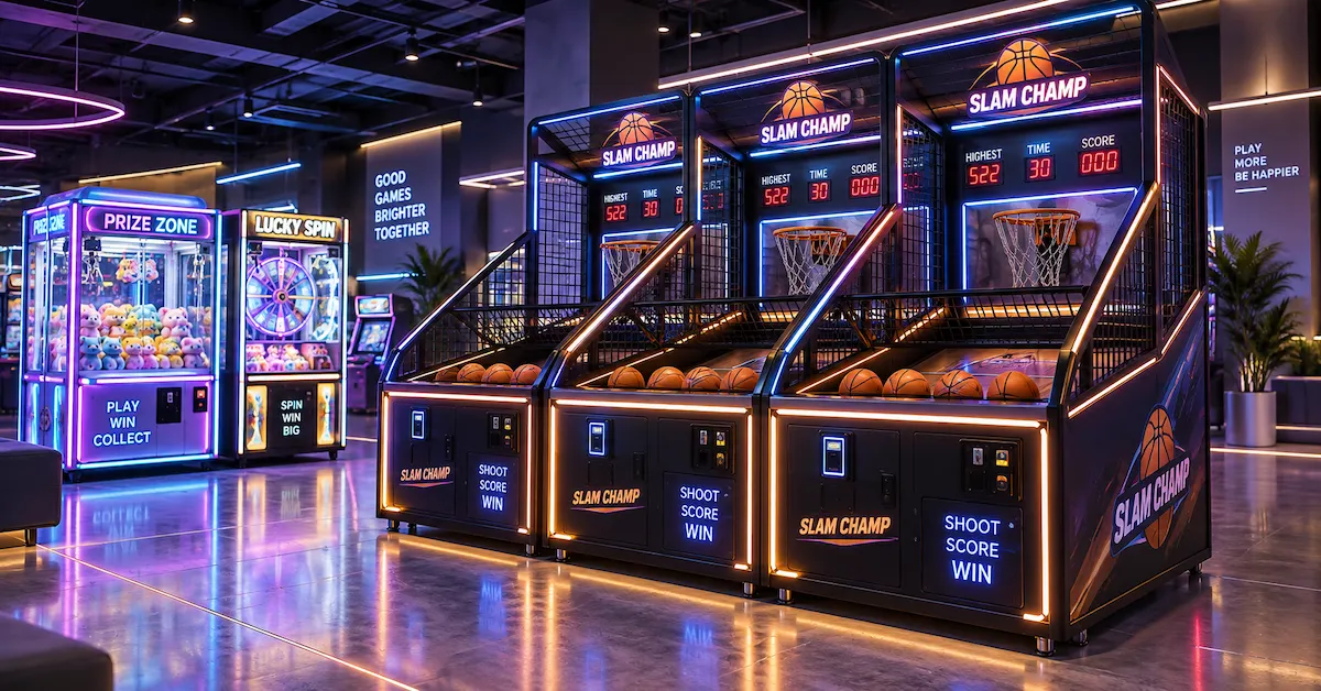 Arcade equipment repeat order sports venue