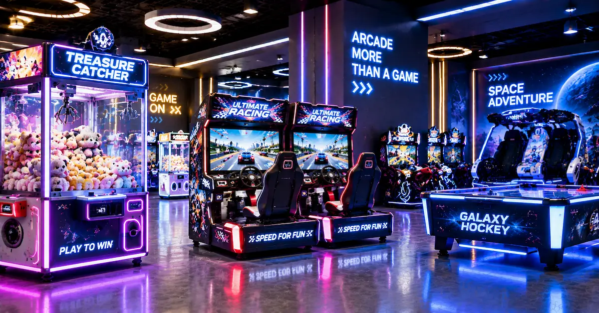 Arcade equipment OEM custom venue scene
