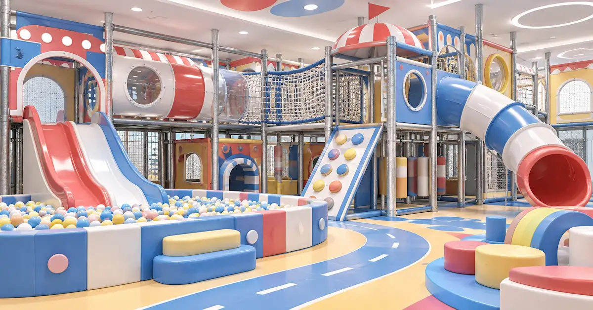 indoor playground steel structure