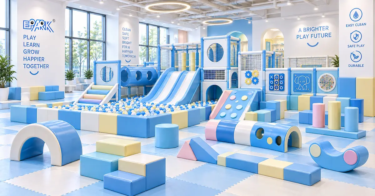 easy to clean soft play equipment