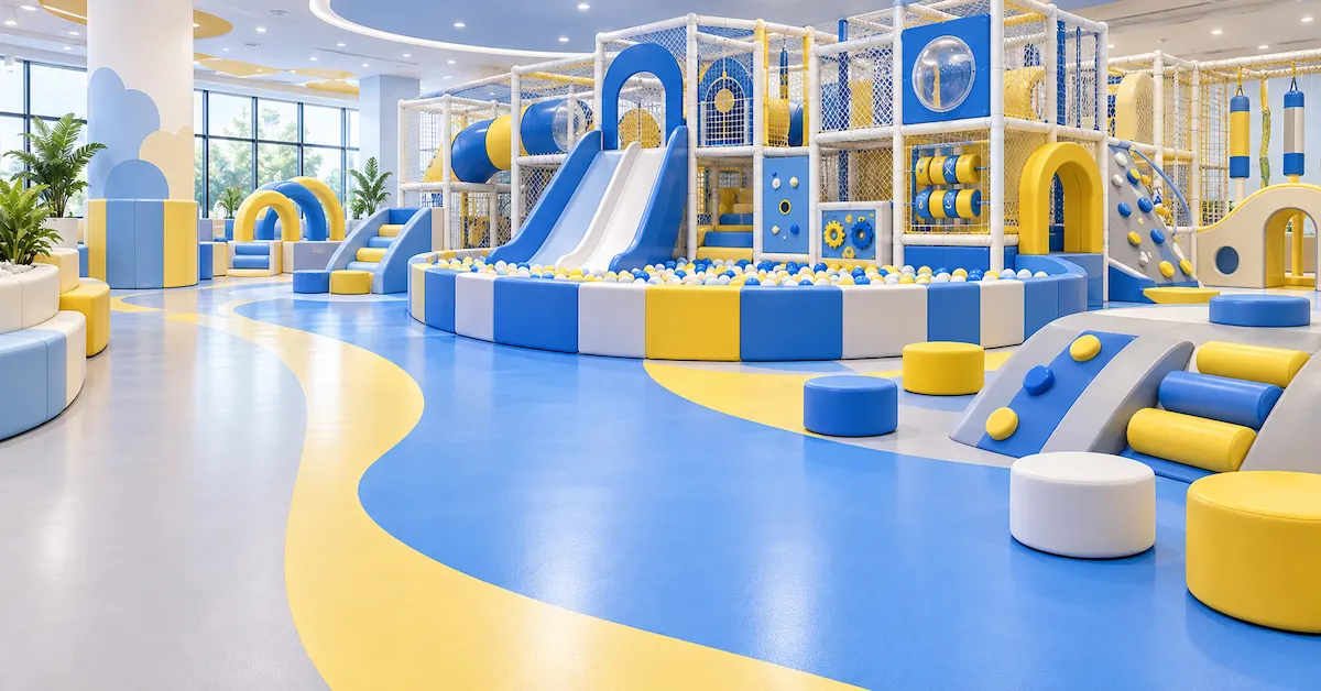  PU playground flooring