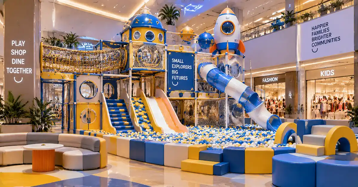 indoor playground equipment for shopping mall