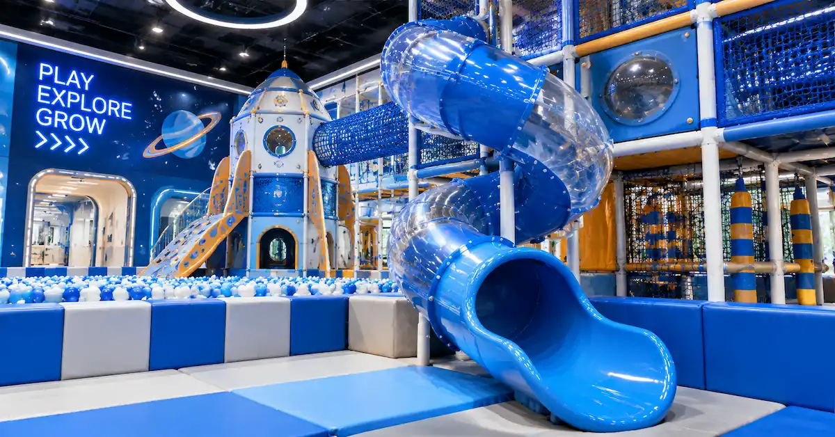 commercial FRP slide