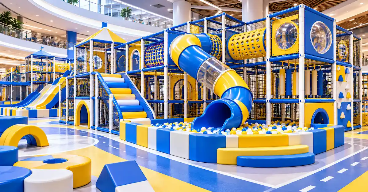 how to maintain indoor playground equipment