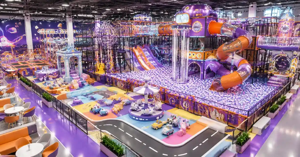 space theme indoor playground